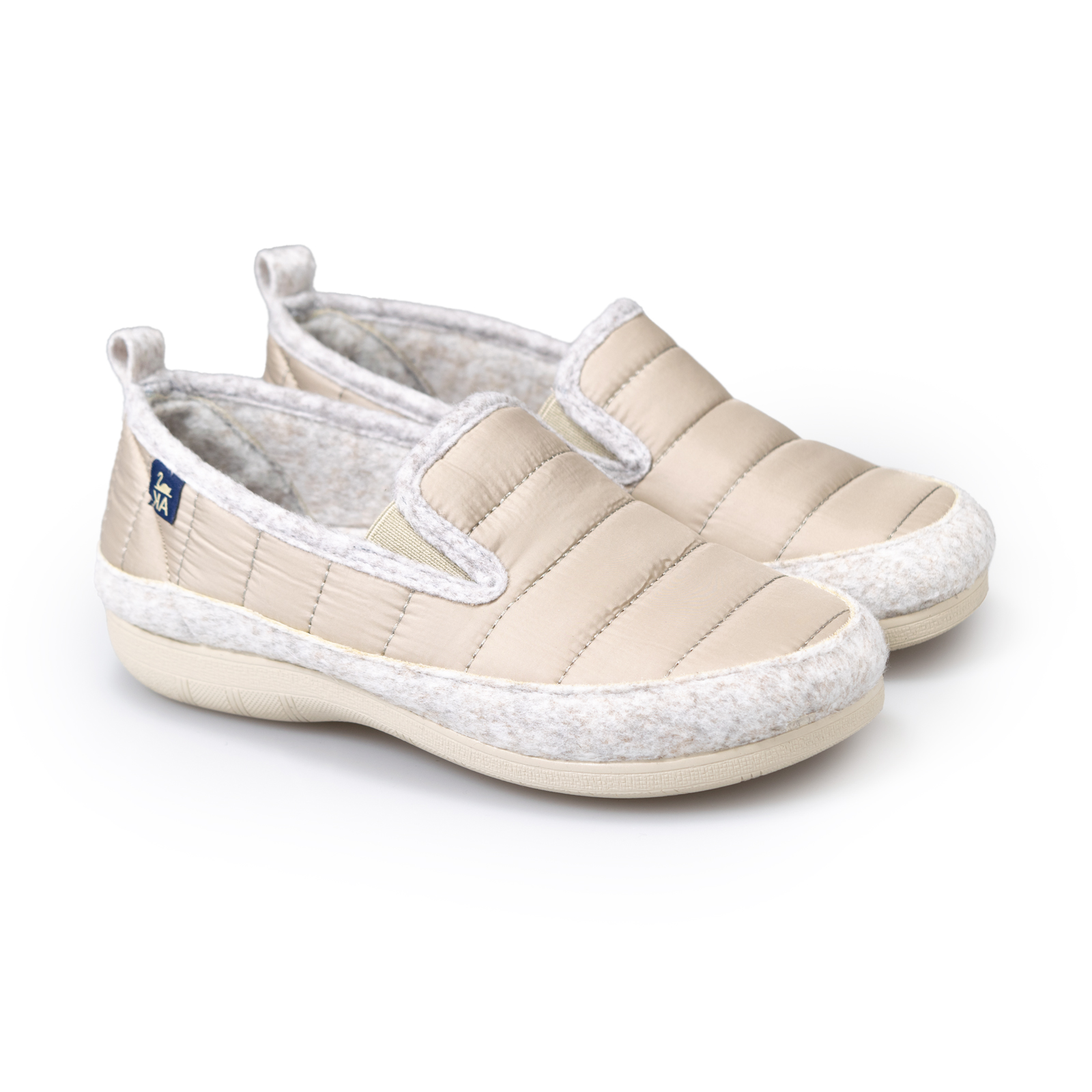 Amatista Oro Alster Komfort – Mocasín de casa con suela bio, cómodo y cálido