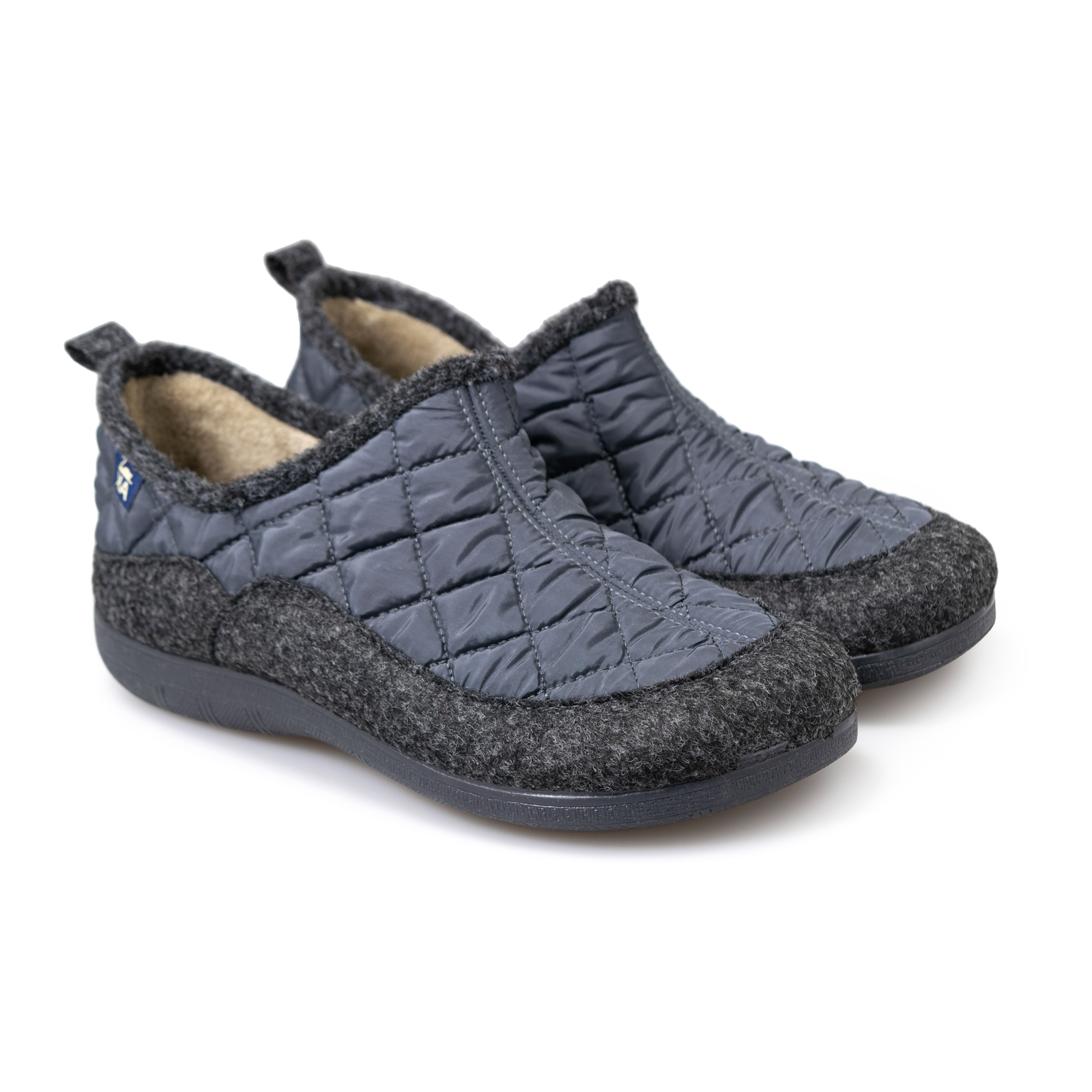 Savena Antracita Alster Komfort – Botín bio para casa otoño invierno