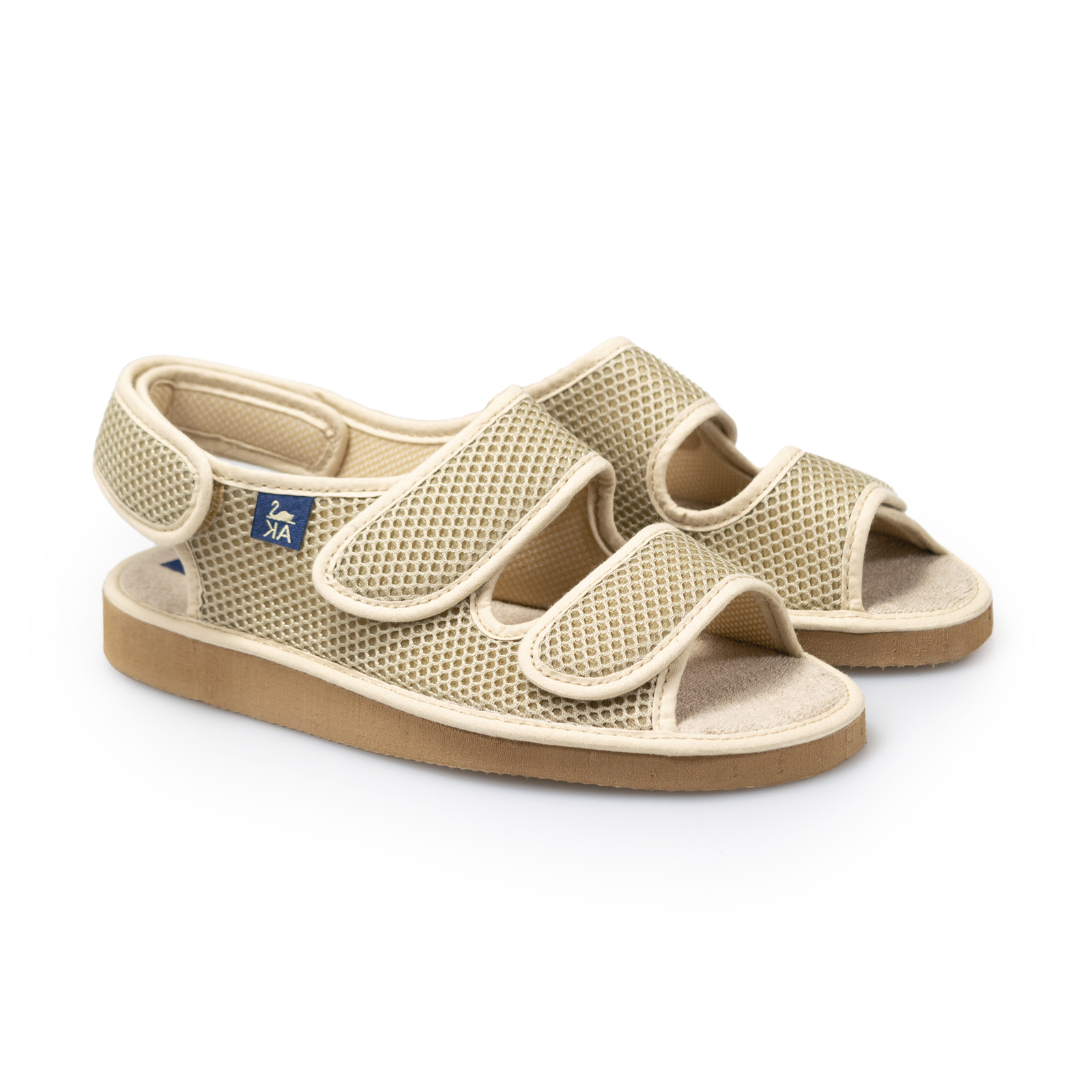 sandalia cómoda beige aire alster komfort